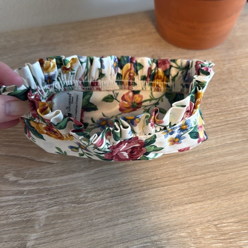 Longaberger Lavender Garden Splendor Basket Liner